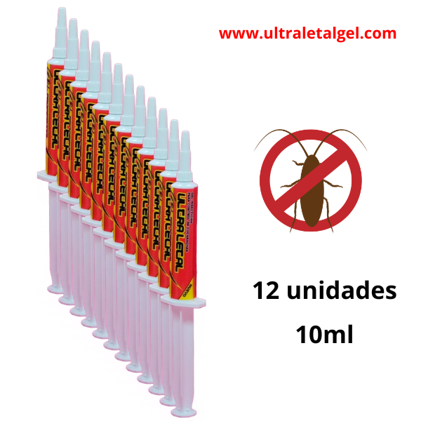 Gel Mata Cucarachas 10ml x 12 unidades 1 gel 10ml por 12 unidades
